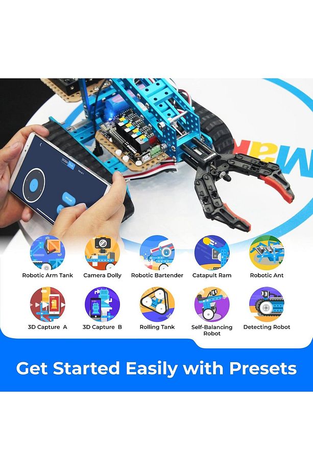 mBot Ultimate 10'u 1 Arada Programlanabilir Robot Kiti, Arduino & Raspberry Pi Uyumlu - 3