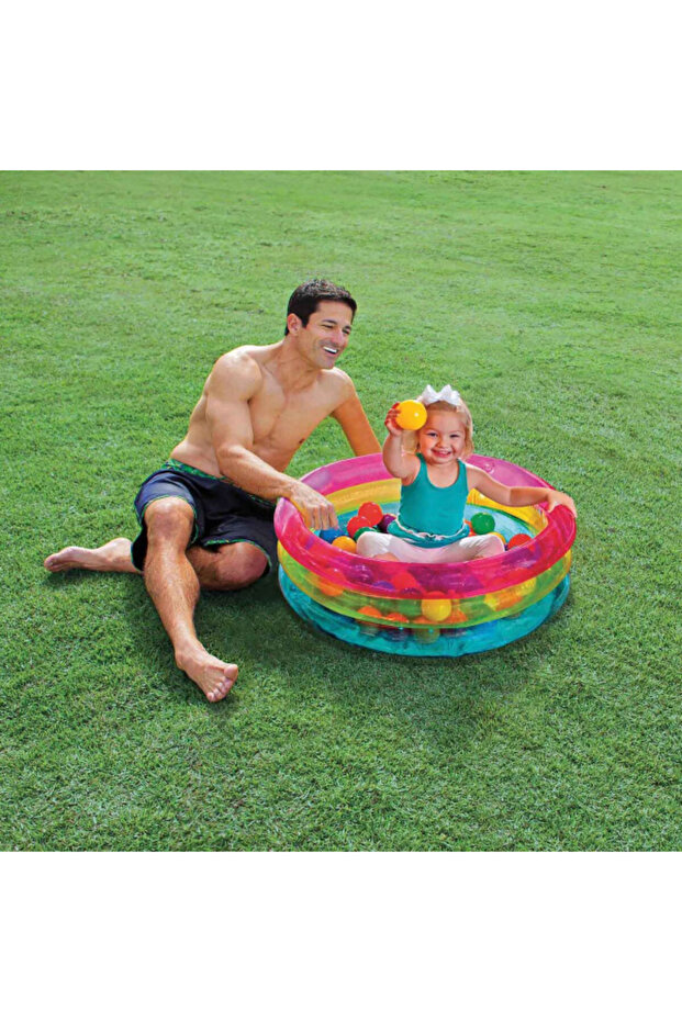 حفرة كرات الأطفال القابلة للنفخ الكلاسيكية - 3