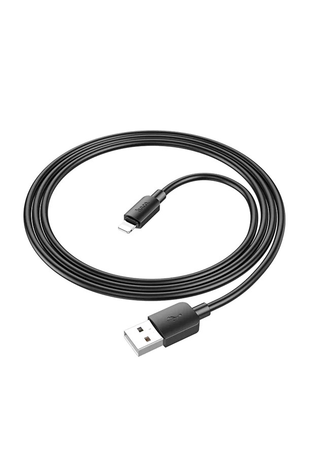 X96 Hyper 2.4a Iphone Uyumlu Lightning To Usb Hızlı Şarj Veri Kablosu Siyah 1 Metre - 3