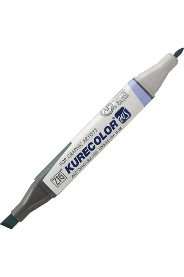 Kurecolor Kc-3000N Twin Ws Double Sided Graphic Marker Pen Green Gray 2 842