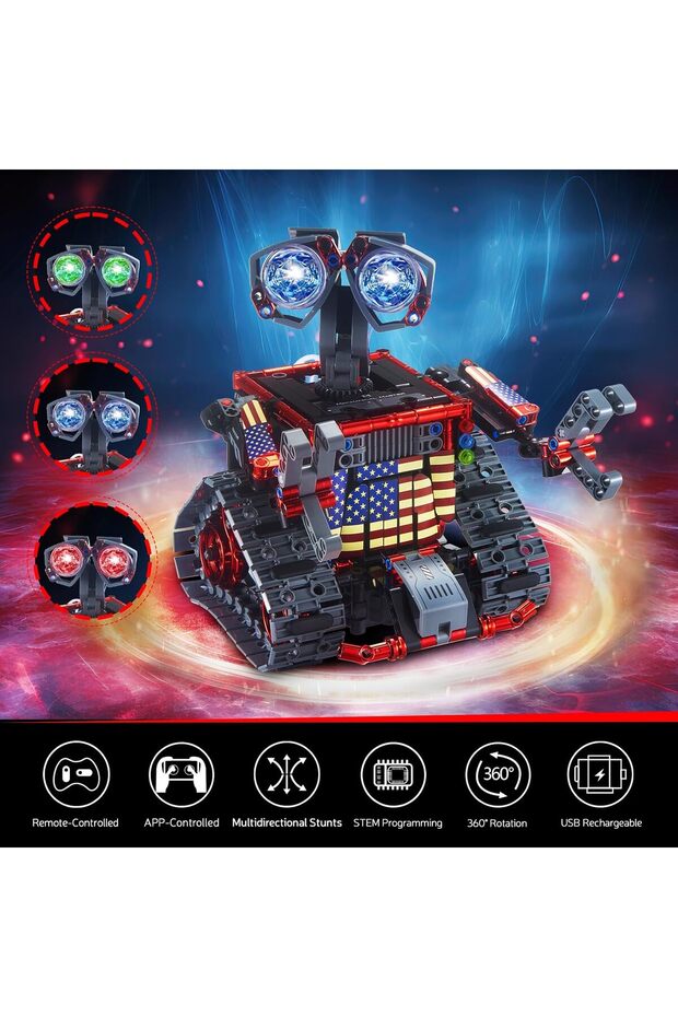 Technic 4'ü 1 Arada Uzaktan Kumandalı ve Programlanabilir Robot Seti, 631 Parça - 4