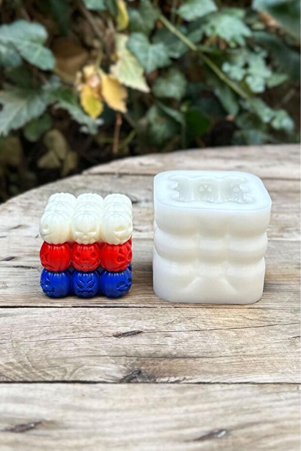 Bubble Kabak Silikon Mum Kalıbı - 4