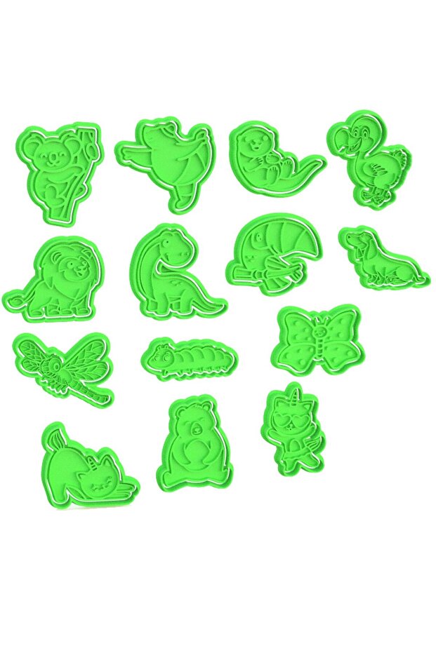 Dinosaur Forest Animals Insects Birds Animal Cookie Mold And Sugar Pulp Mold 14 Models