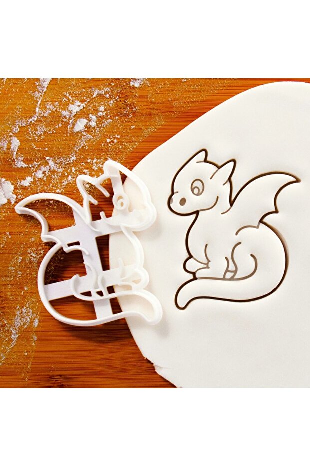 Baby Baby Dragon Cookie Mold - Sugar Dough and Play Dough Mold
