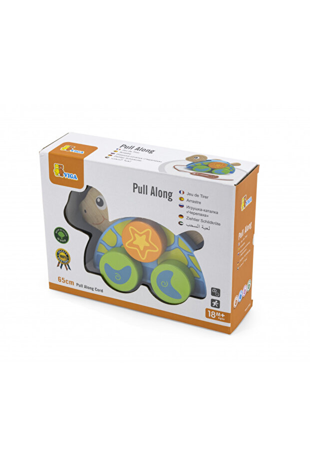 Pull toy, Turtle, Viga - 2