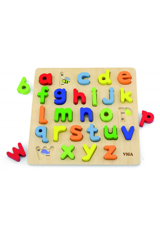 3D Puzzle Lowercase Letters, Viga - 3