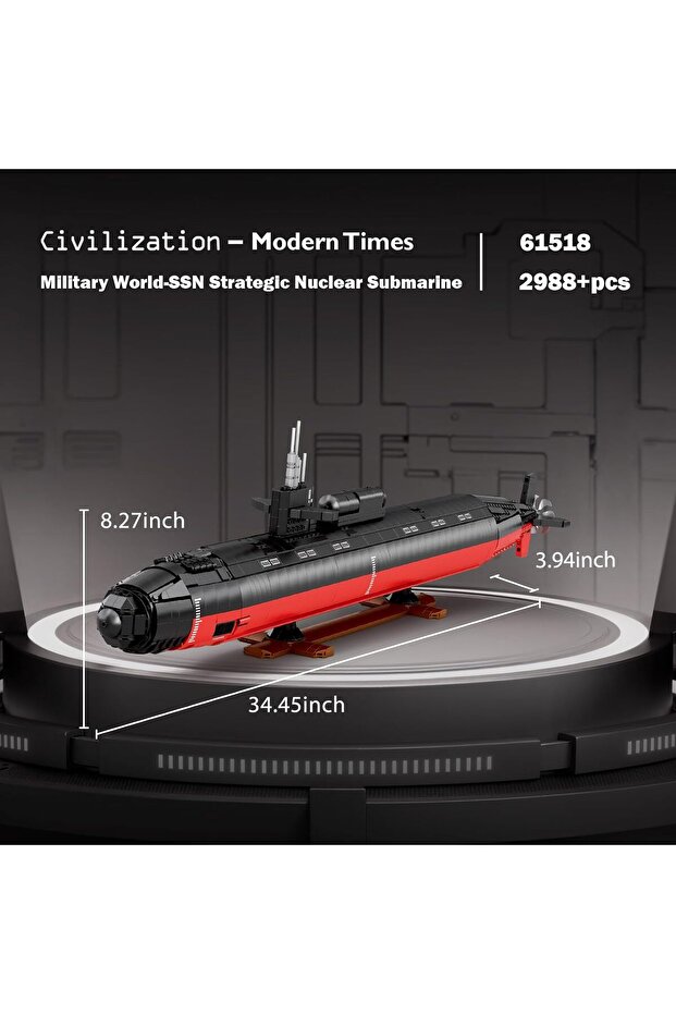 Denizaltı Model Seti , 2988 Parça - 4