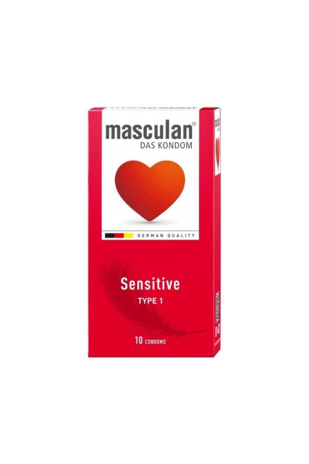 Condoms 10 Pcs Type 1 Senstive 2000011 --- مسكولان واقي ذكري 10 حبة حساس نوع 1