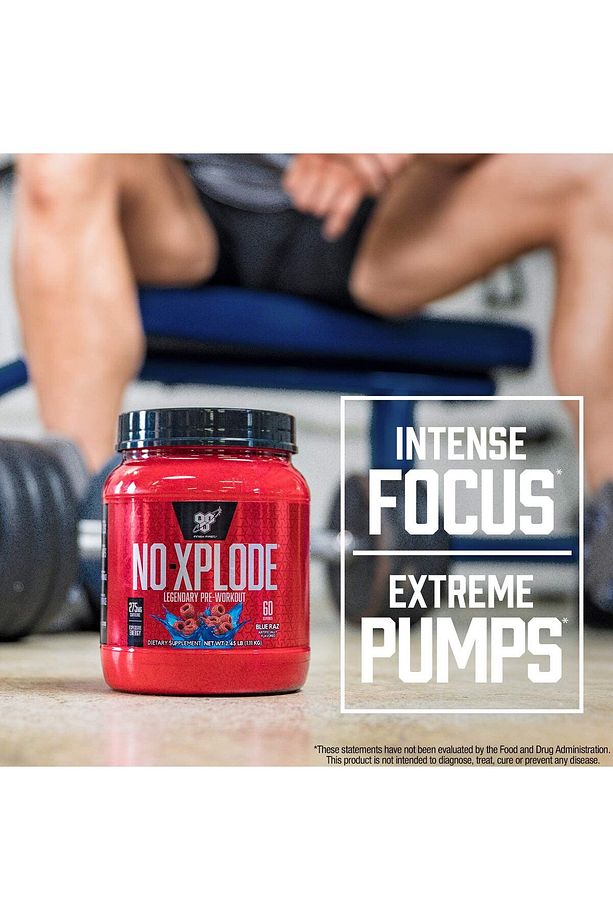 N.o.-xplode Legendary Pre-workout, Grape (555 G) No X Plode Extreme Maximum Performance Enerji - 4