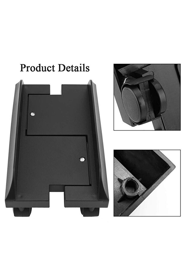 Mobile Tower Computer Stand with 4 Caster Wheels Adjustable Width Universal for PC Computer - 3