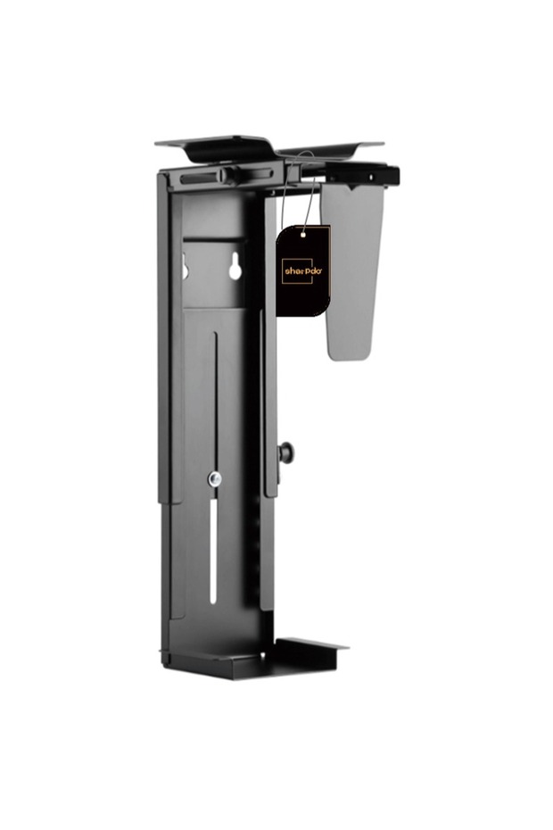 حامل برج كمبيوتر قابل للتعديل، حامل علبة كمبيوتر تحت المكتب - 1