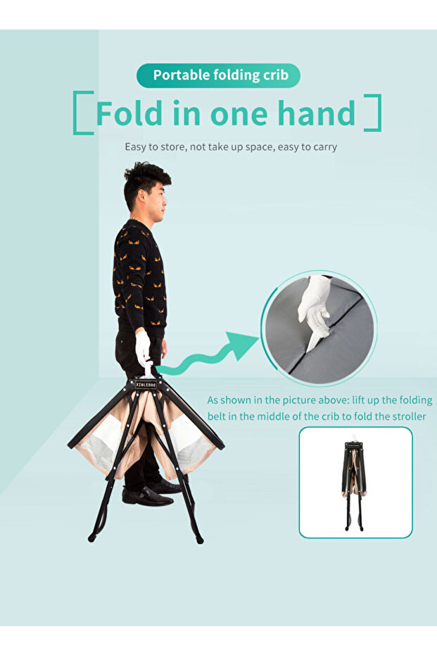 Movable portable crib with multi-function - 4