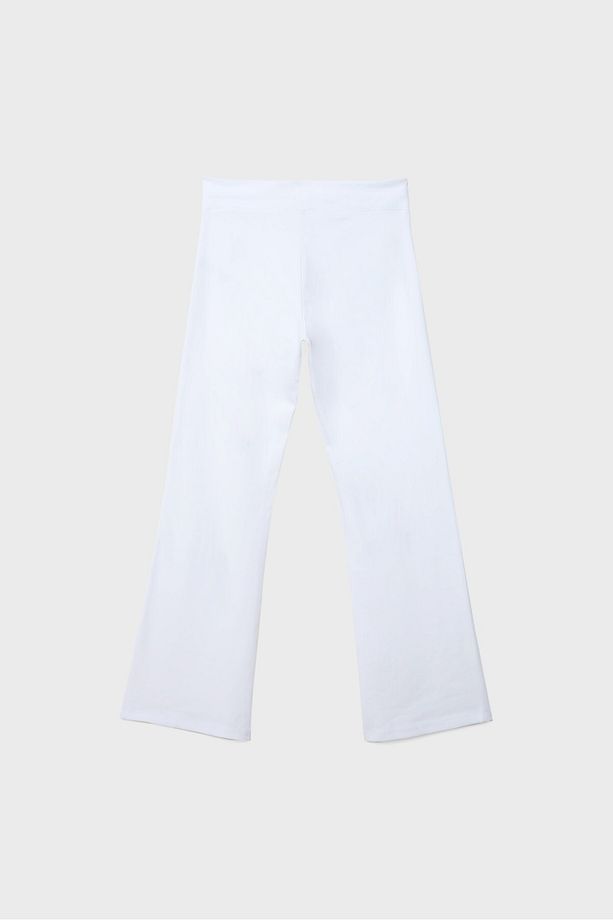 Bağcıklı İspanyol paça jogger pantolon - 5