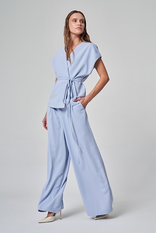 Bel Bağlamalı Yelek - 2