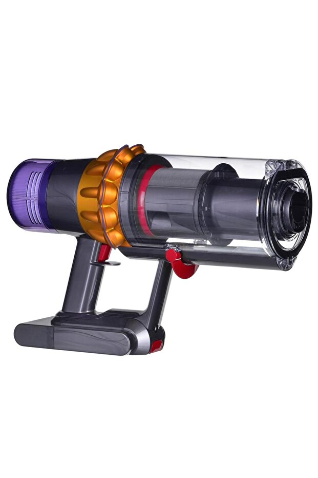 Aspirator vertical Dyson V15 Detect Absolute 2023, 660 W, 0.7 L, Autonomie 60 min (Gri/Galben) - 14