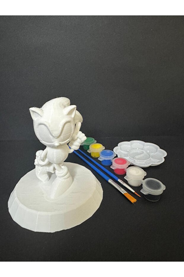 Sonic 3d Figür Boyama Seti - 7