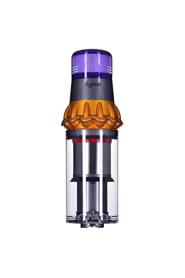 Aspirator vertical Dyson V15 Detect Absolute 2023, 660 W, 0.7 L, Autonomie 60 min (Gri/Galben) - 10