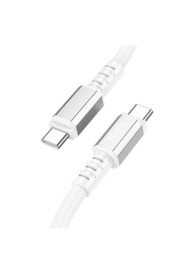 X85 60w 3a Type-c To Type-c Iphone Android Uyumlu Hızlı Şarj Veri Kablosu Beyaz 1 Metre - 2