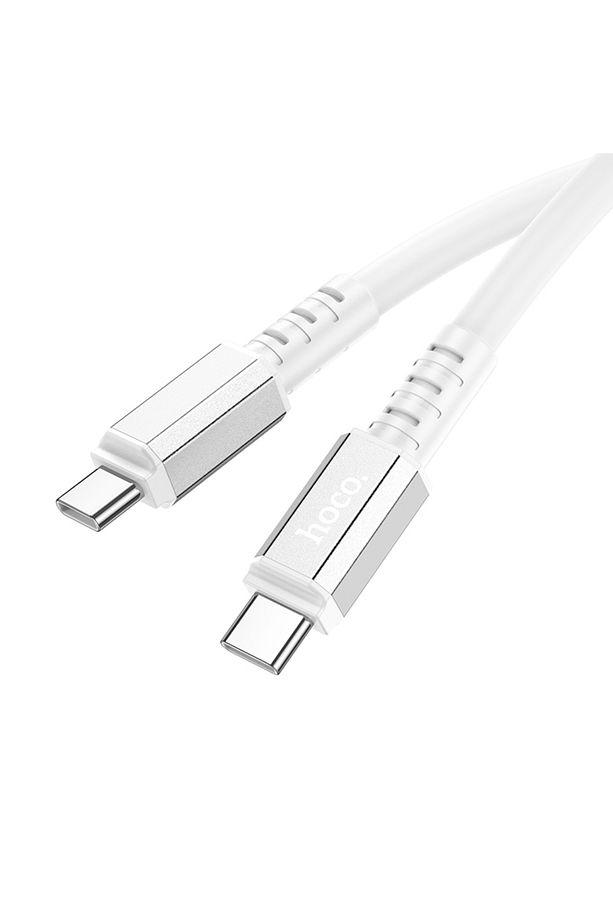 X85 60w 3a Type-c To Type-c Iphone Android Uyumlu Hızlı Şarj Veri Kablosu Beyaz 1 Metre - 3