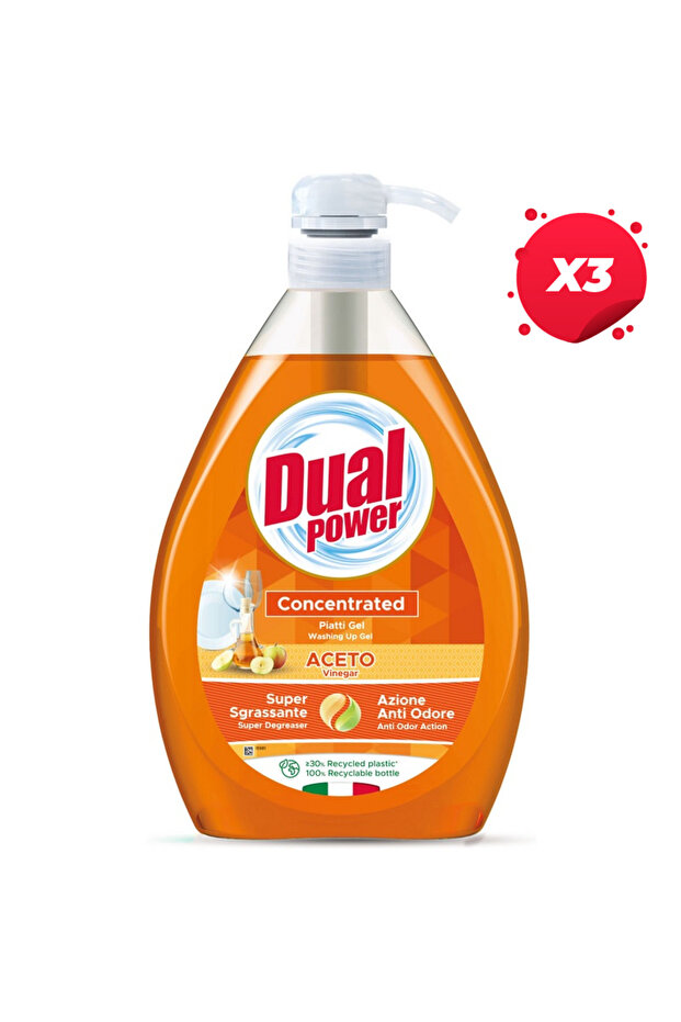 X3 - VAZA DE DETERGENT DUAL 1000ML OCET - 1