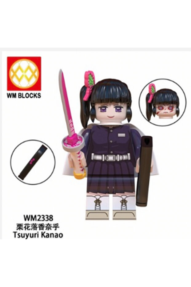 Mini Figure Anime Building Blocks Tsuyuri Kanao