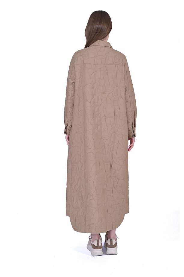 İNVEE 7039 Kapitone Kap - Camel - 6