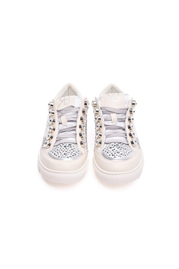 Comfort Taşlı Kadın Sneaker - 3