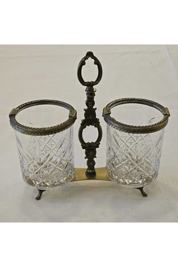 Antique Double Spoon Holder