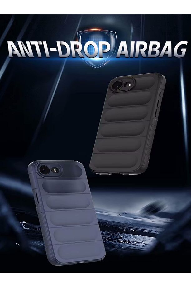iPhone 16e Kılıf Lansman Mat Hisli Dalgalı Elde Kaymaz Kamera Koruma Renkli Yumuşak Kadife Silikon - 3