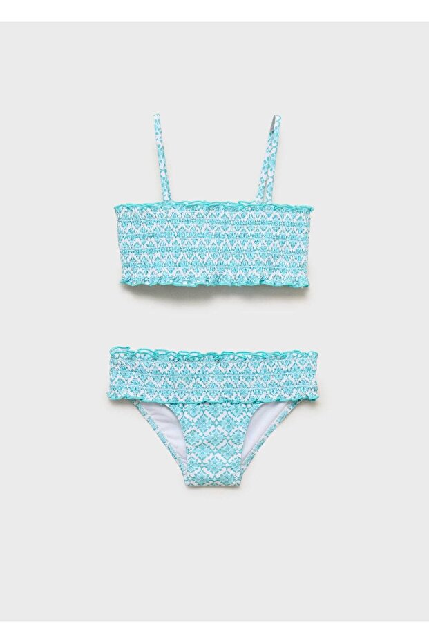 Çiçek desenli bikini - 1