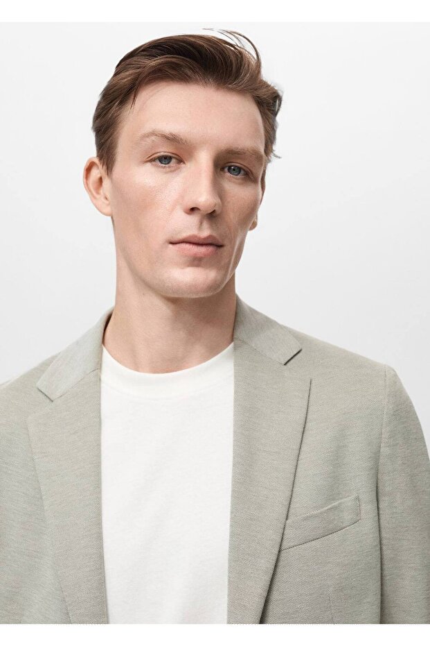 Verner Dar Kesim Pamuklu Blazer Ceket - 7
