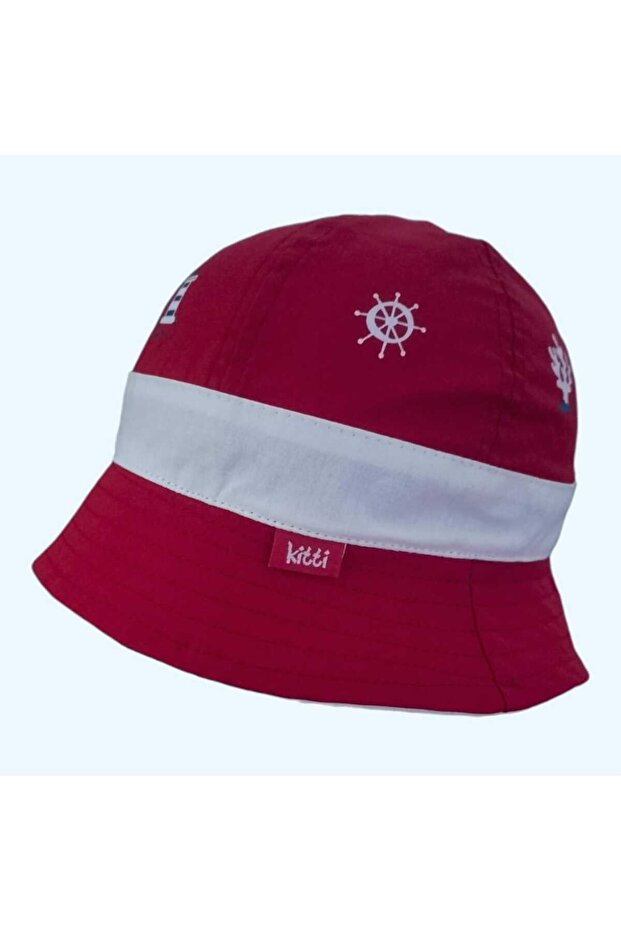 Kitti 0-12 Months Men's Lighthouse Printed Baby & Kids Summer Fedora Hat