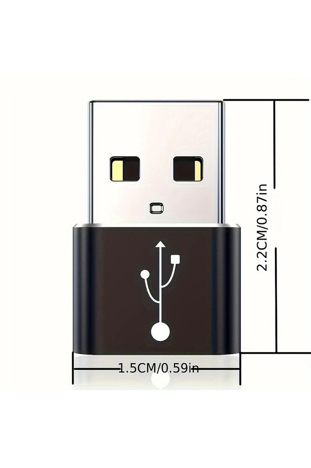 Usb To Type-C Adaptörü AirPods Pro 2, iPhone 15 14 13 12 Max, iPad 10 Air 4 5 Mini S23 OTG Başlık - 6