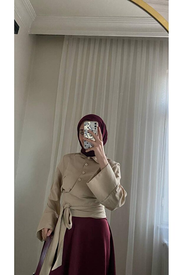 BELDEN BAĞLAMALI GÖMLEK - 2