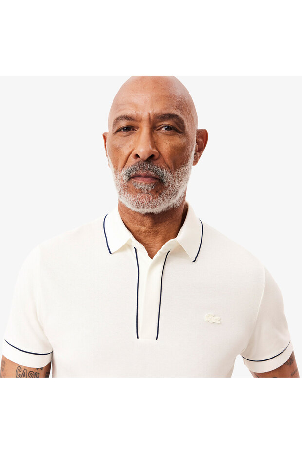 Paris Erkek Regular Fit Organik Pamuk Beyaz Polo - 2