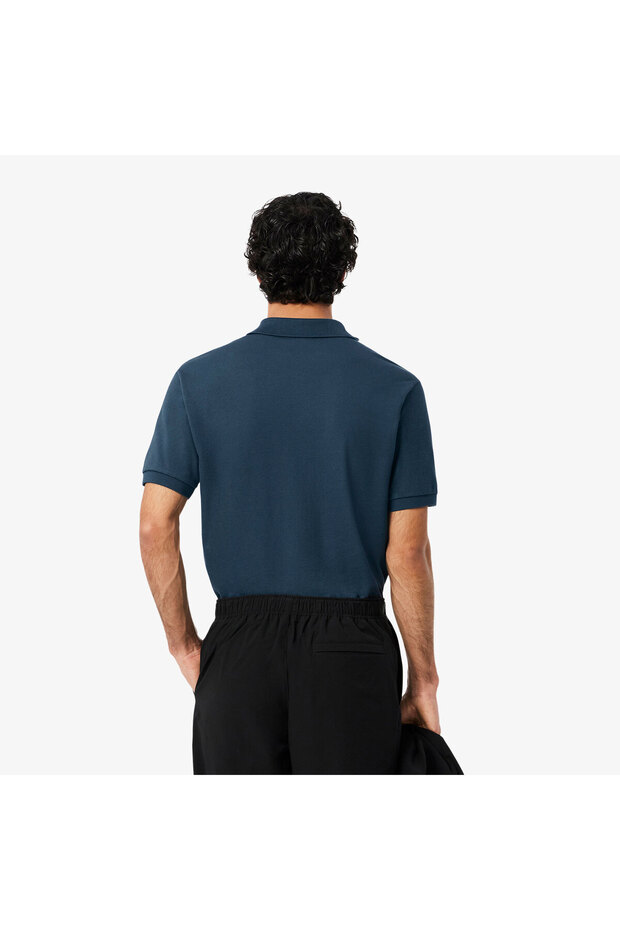 L.12.12 Erkek Classic Fit Koyu Mavi Polo - 3