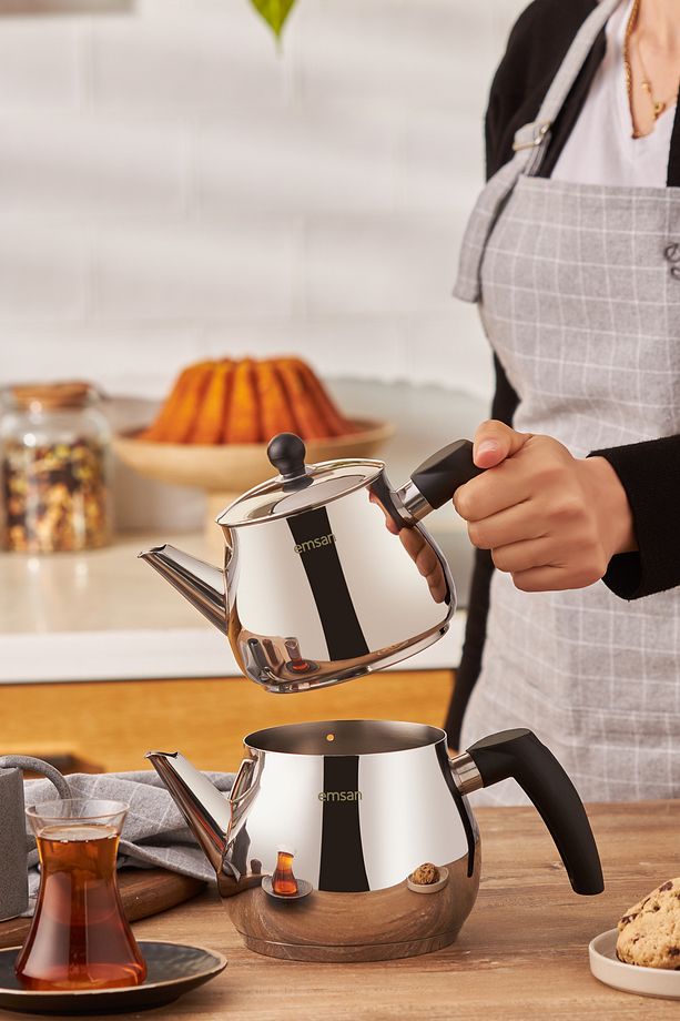 Luna Midi Çaydanlık Takımı Inox 1.0-1.6lt - 2
