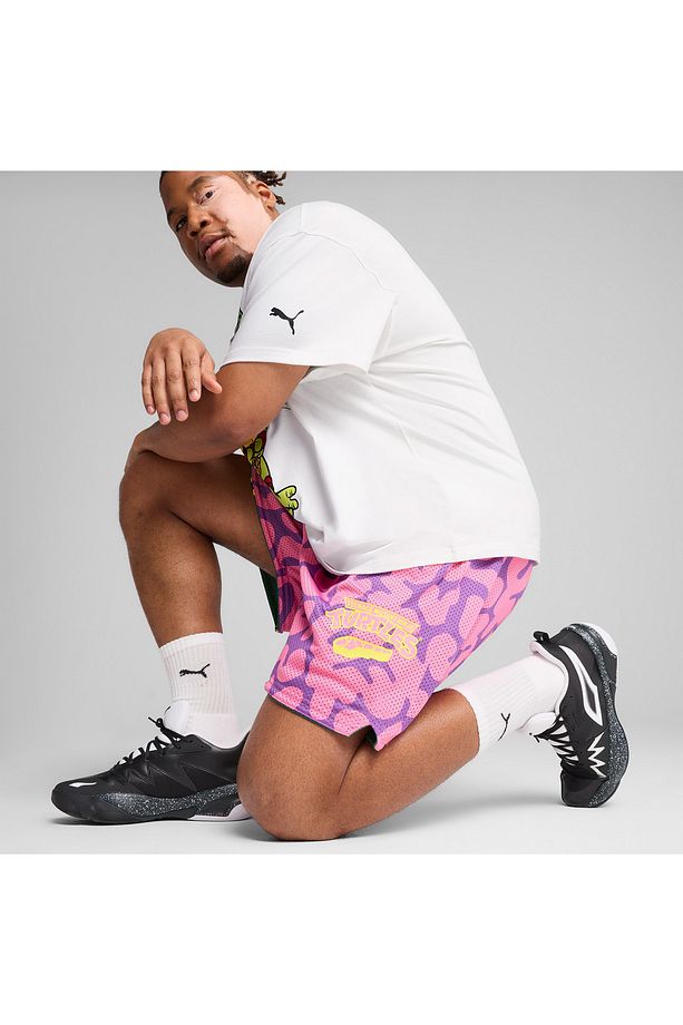 Hoops X Tmnt Erkek Pembe/yeşil Şort - 3
