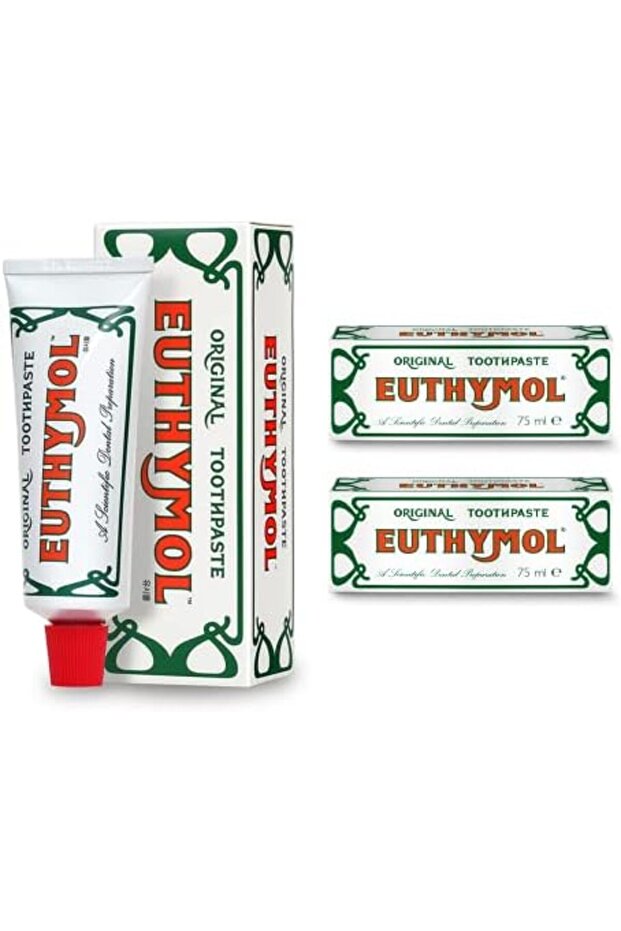 معجون أسنان أصلي (75 مل) - عبوة من قطعتين، مضاد للبكتيريا - 1