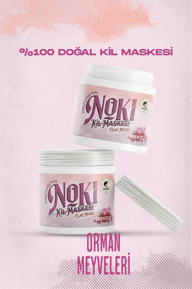 Kil Maskesi - Orman Meyveleri | Leke, Ve Siyah Nokta Giderici Yüz Maskesi 2x:Adet - 1