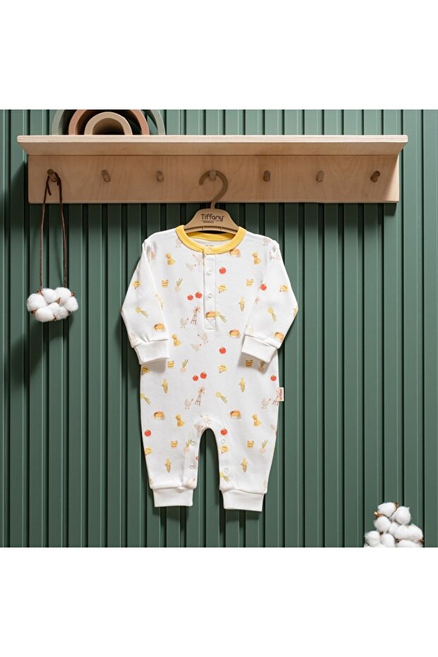 Baby Strawberry Organic Theme Jumpsuit 45004