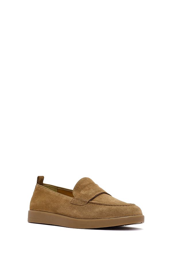 Kadın Taba Süet Deri Loafer 25SFD510010 - 6