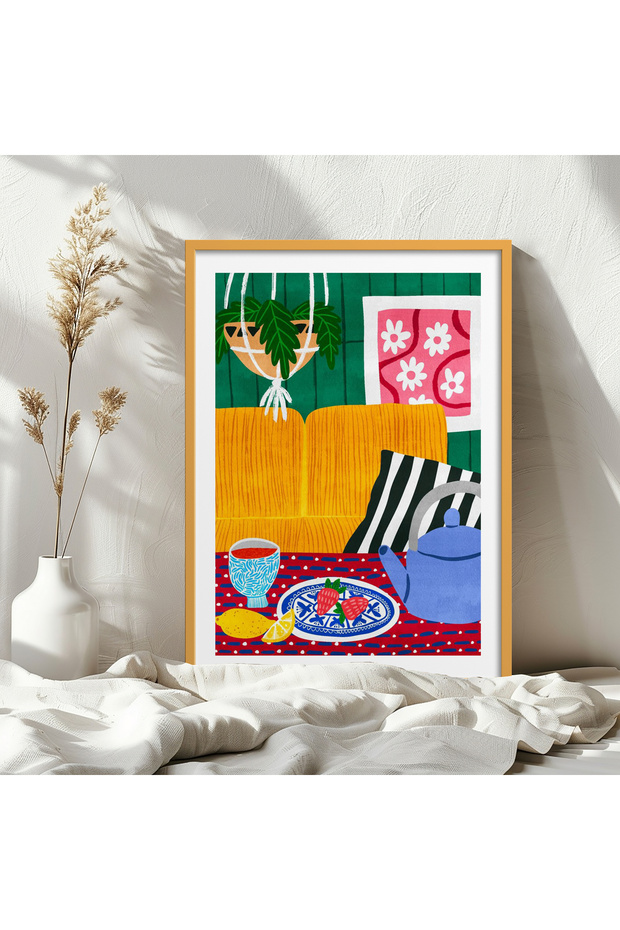 Single Wooden Framed Painting One Piece Poster Painting Tk/1416