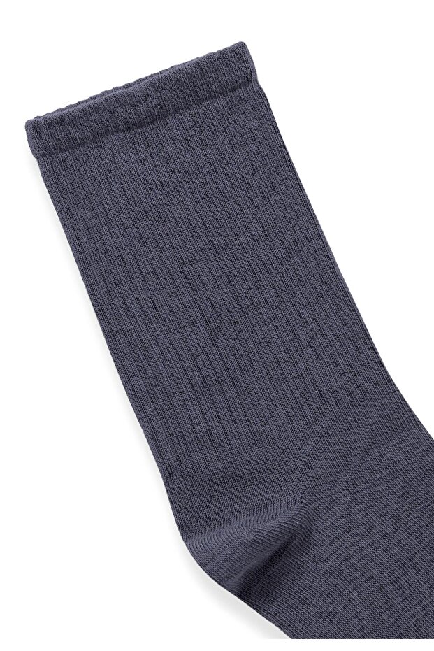 Uzun Basıc Çorap Antrasit - 2