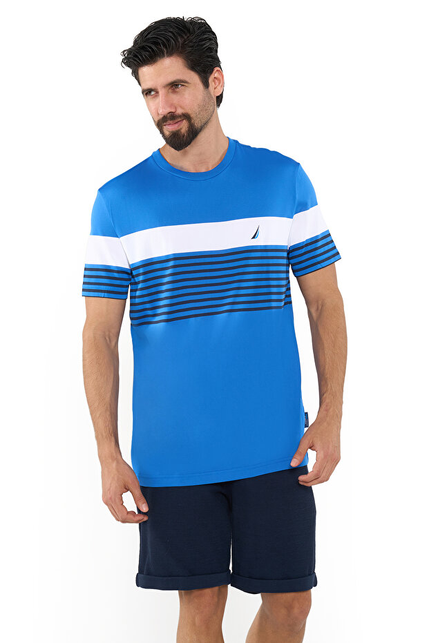 Blue Men's T-Shirt Kr4514