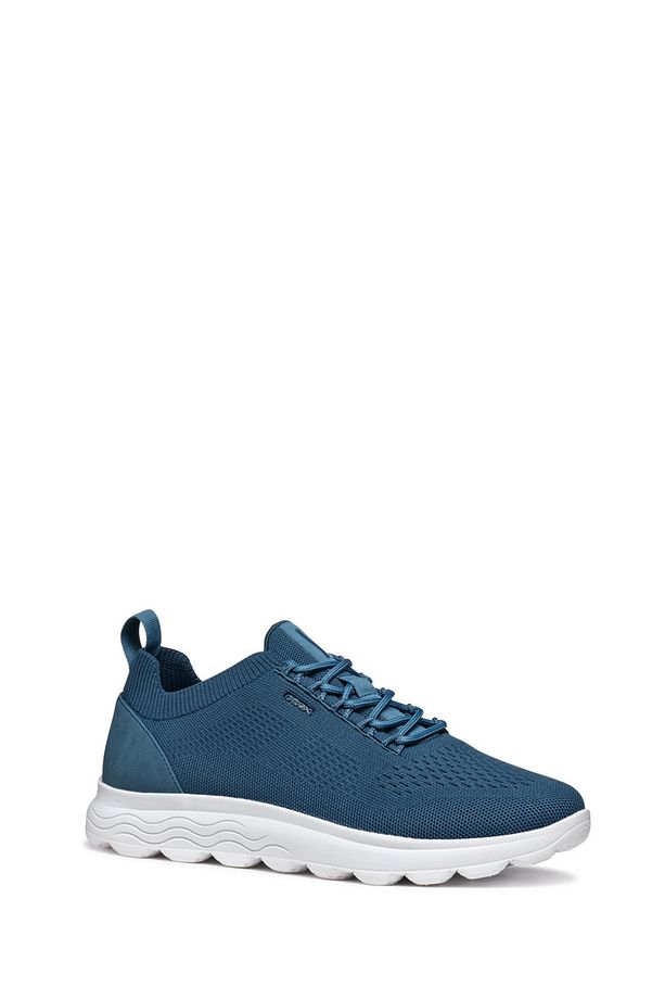 Erkek Mavi U Spherica A - Knitted Text Bağcıklı Kumaş Sneaker U15bya0005zc4005 - 3