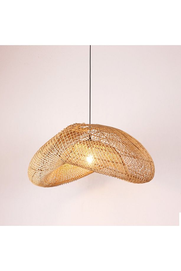 Yasmin  Asimetrik Rattan Avize 80x40 - 2