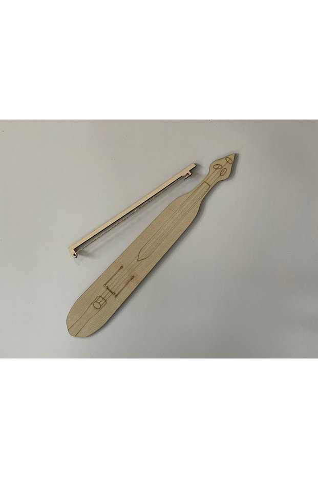 Special Children's Kemençe for April 23 Events Wooden Mdf Laser Cut Kemençe 3mm