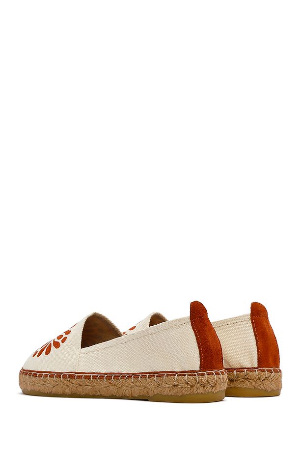 Kastamonu Taş Baskı Kadın Taba Desenli Espadril 25SFD20826F - 6