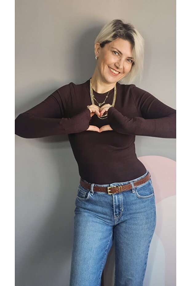 Parmak Geçmeli Bluz - 5